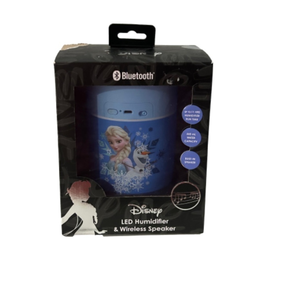 New Disney Frozen Elsa LED Humidifier and Wireless Bluetooth